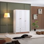 Hanah Home Beta 3 Marrón y Blanco